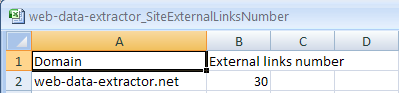 Datacol External Link Checker – бесплатный парсер исходящих ссылок SiteExternalLinksNumber