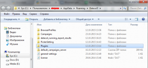 Папка Plugins